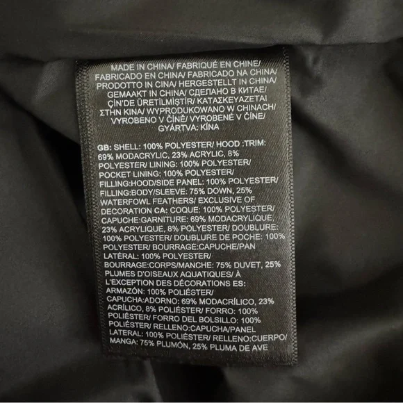 The North Face Women's Gotham Jacket Down Coat TNF Black Sz XXXL 3XL NWT - Picture 8 of 10